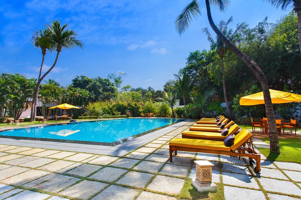 Trident Chennai Exterior foto The swimming pool at the resort